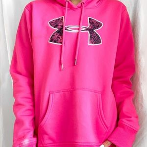 ❀ Hot Pink Under Armour Hoodie ❀